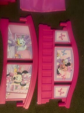 Disney Pink Minnie & Daisy Toddler Bed